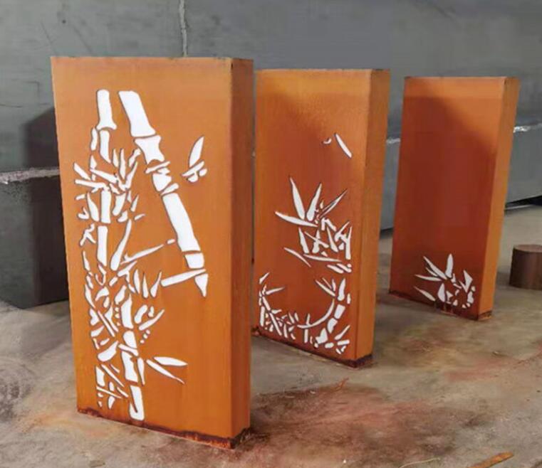 三水锈钢板灯箱